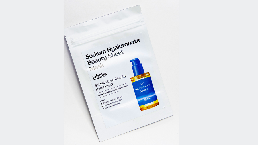 Siri Moisturising Beauty Sheet Mask with hyaluronic acid