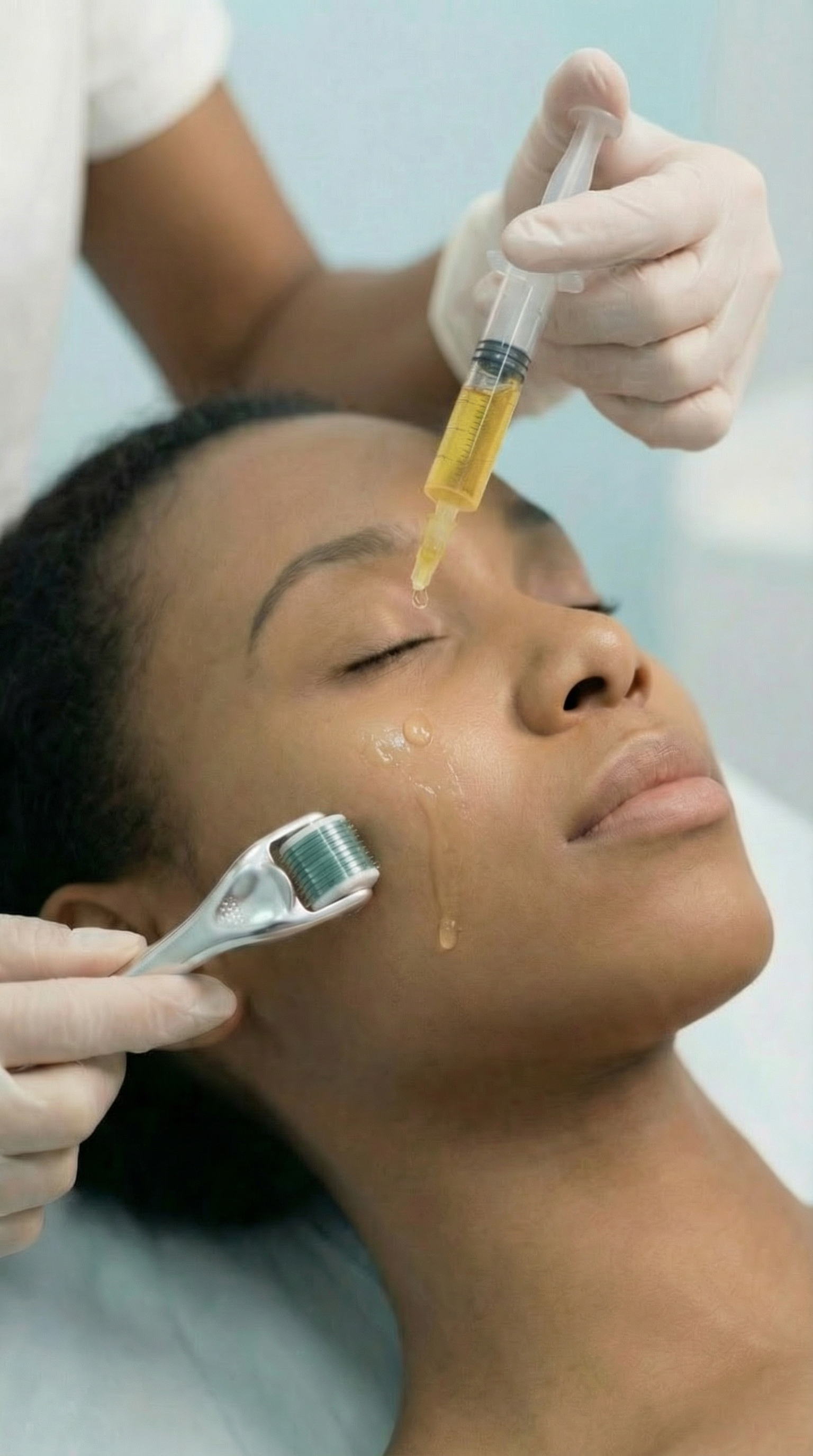 Glass Skin Microneedling with PRP